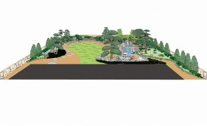 沖縄市 K氏邸 立面パース
