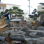 沖縄市 K氏邸 循環式の滝