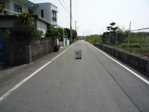 沖縄の珍風景〜サトウキビ積込中〜